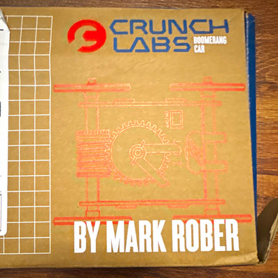 CrunchLabs Build Box Boomerang Car Kit by Mark Rober, Recommended Age 8+