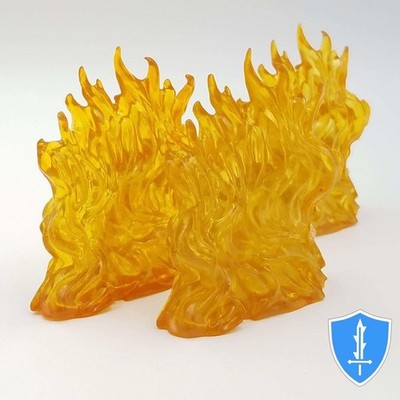 Wall of Fire x3 - Spell Effects Fire & Ice D&D Icons of the Realms