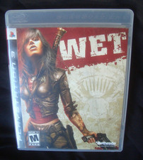 Wet PS3 Sony PlayStation 3 Game Bethesda Tested CIB 2009