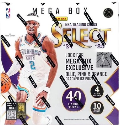 2024-25 Panini Select Basketball Mega Box NBA Trading Cards