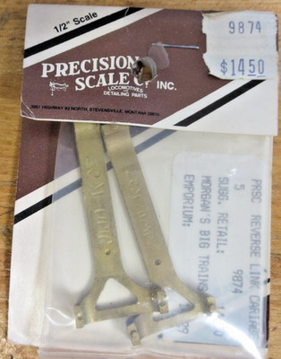 Precision Scale 9874 Carriage, reverse link, D&RGW K-27 ,R&L 1:24 G-Gauge