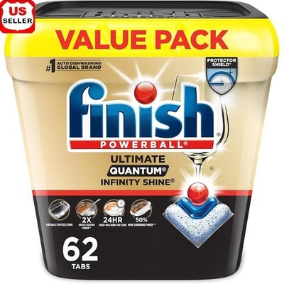 Ultimate Quantum Dishwasher Pods 50% More Cleaning Power Spotless Shine New