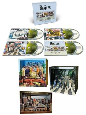 Beatles Anthology 8CD Box Japan SHM-CD + Diorama 3-Set Sgt Abbey Rooftop New
