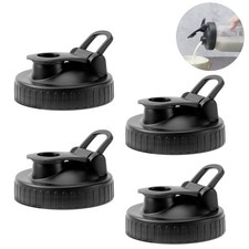 Pour Spout Lids for Ball Wide Mouth Mason Jars, Airtight Canning Jar Flip Cap...
