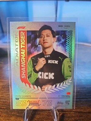 2024 Topps Turbo Attax F1 | Zhou Guanyu | Gladiator Shanghai Tiger | #325
