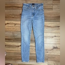 J.Crew 10" high-rise skinny jeans Ainsworth Light Wash