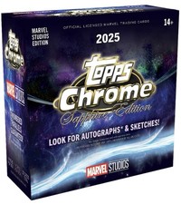 2025 Topps Marvel Studios Chrome Sapphire Hobby Box | Presale | Volume Discount