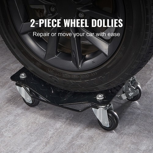 2PC Car Wheel Move Tire Heavy Duty Skate Auto Repair Car Moving 3000LBS / @ - Afbeelding 7 van 13