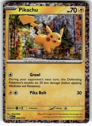 Pikachu 006/015 McDonald's 2023 Holo Promo