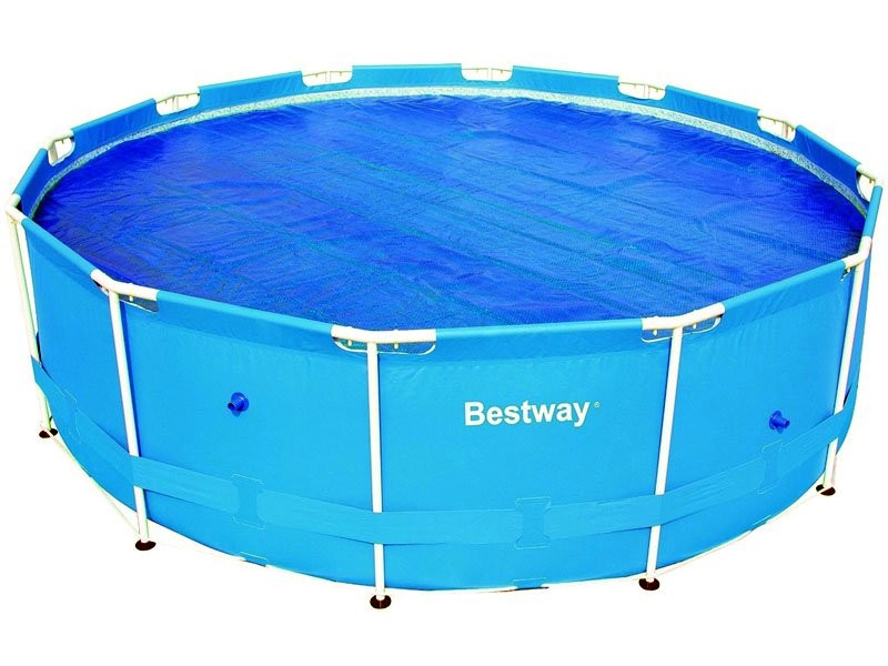 Cubierta Flotante Solar Para Piscinas Steel Pro Frame Ø366cm Bestway 58242