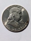 1961-D Franklin Half Dollar, 90% Silver Coin