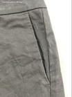 Ann Taylor Womens Black Flat Front Slash Pockets Chino Shorts Size 14 — photo 3