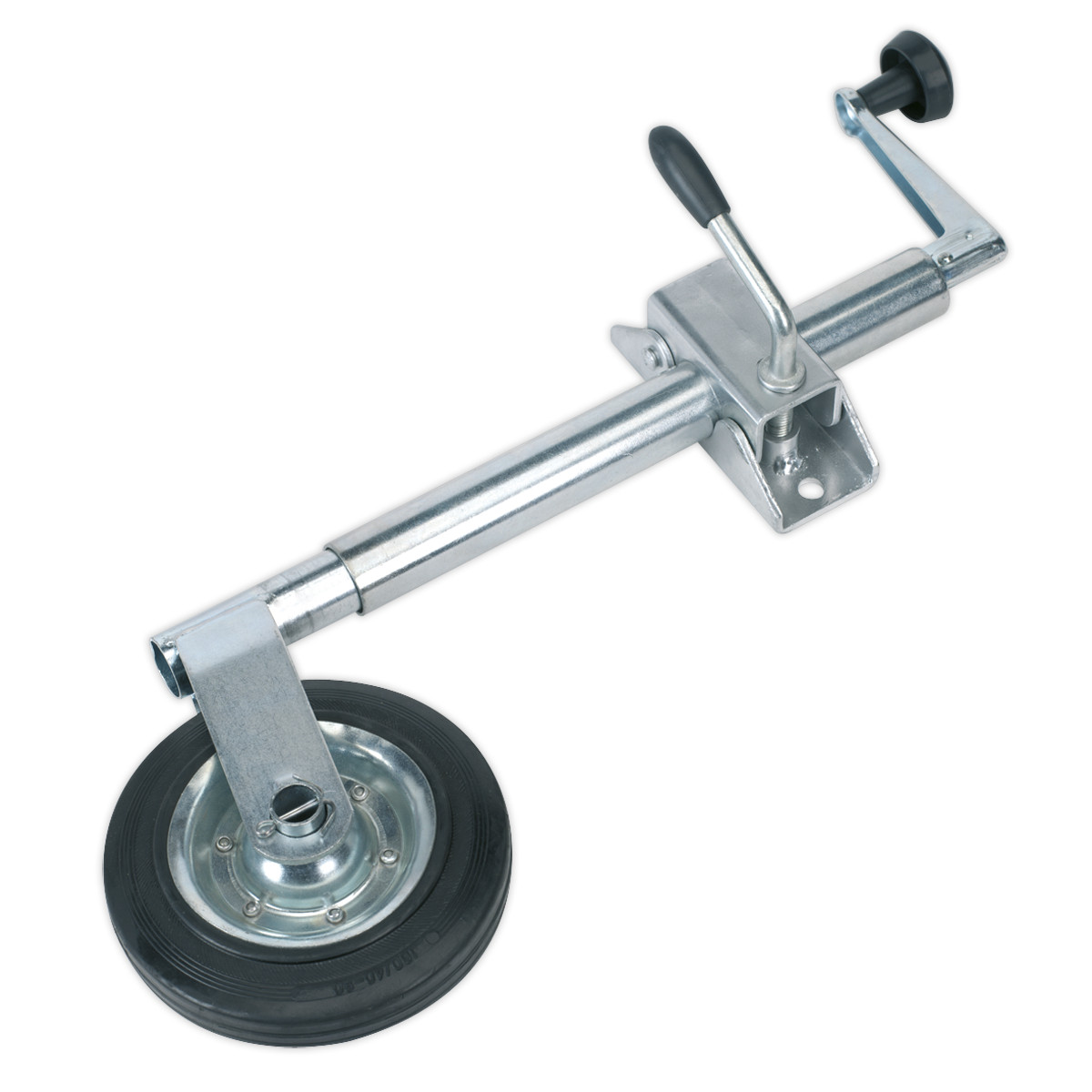 Jockey Wheel & Clamp 35mm - 150mm Solid Wheel