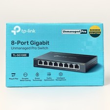 TP-Link 8 Port Gigabit Switch TL-SG108E Unmanaged Pro Ethernet LAN New