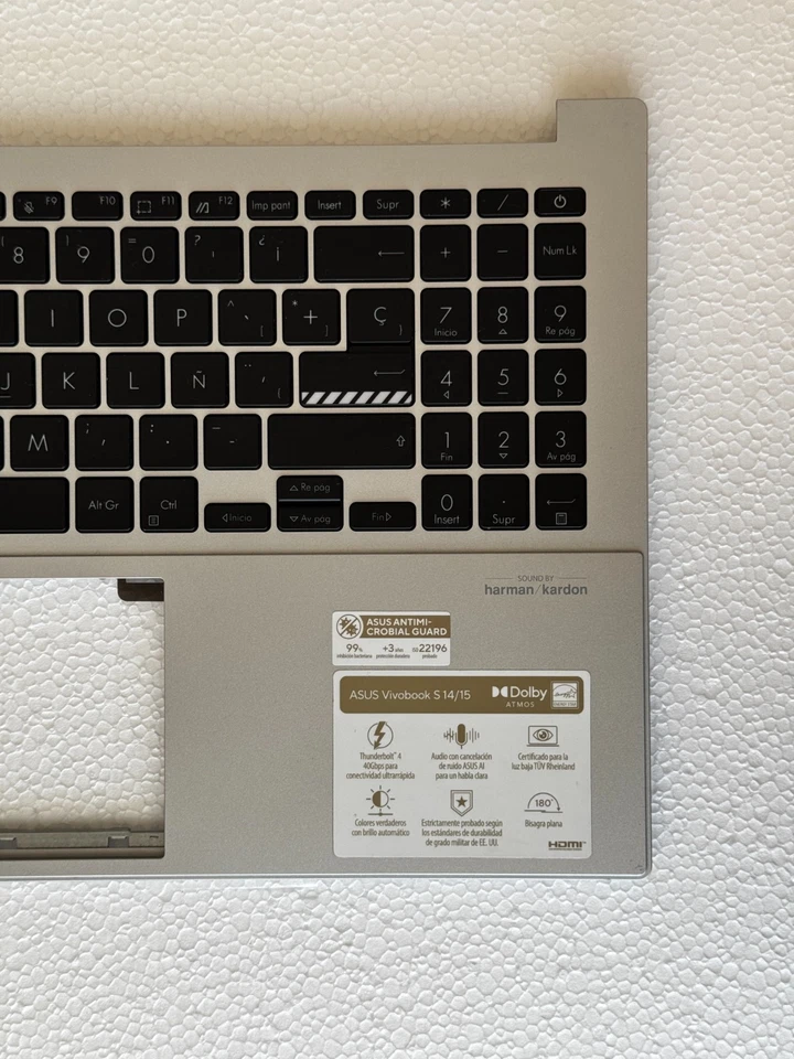 39XJMTAJN20 apoio para as mãos e teclado genuínos para Asus Vivobook S15 S5504VA K5504VA - Imagem 4 de 4