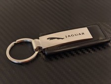 Jaguar Classic Style Keyring Black New 