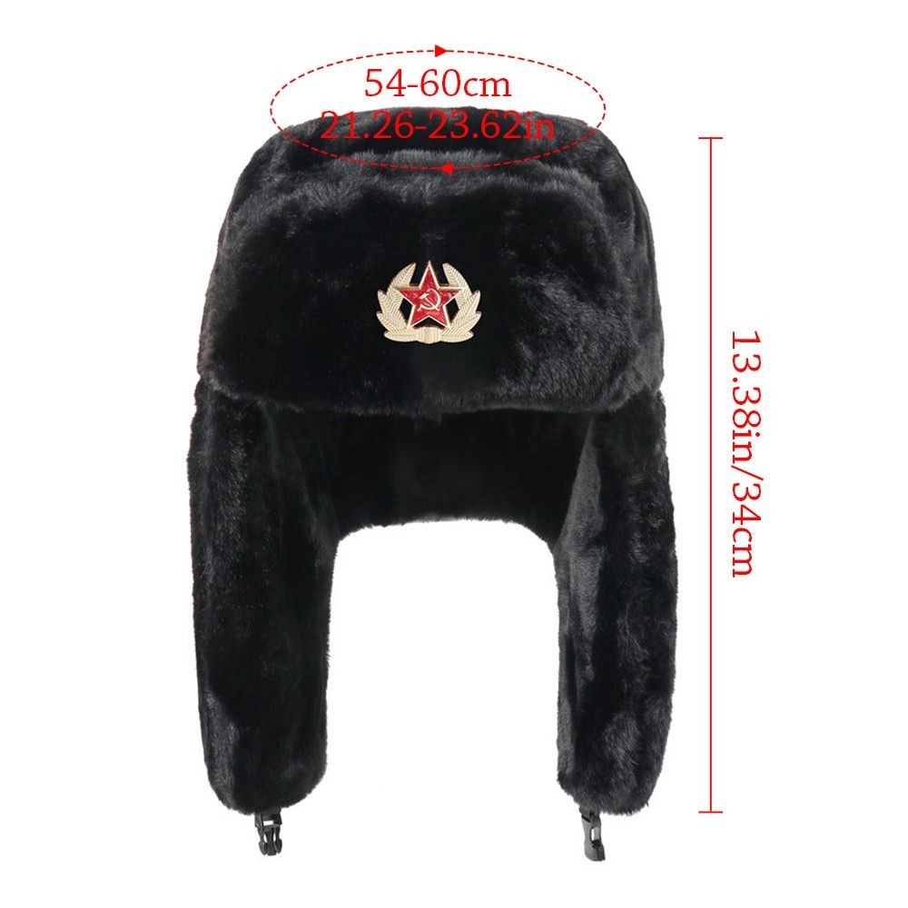 APL Cappello Bomber Peluche Spessa Cappellini Neve Cappellino Bonnet Orecchie Per Donna Uomo