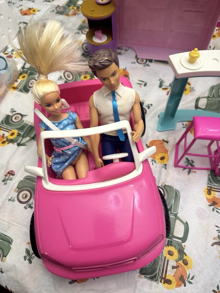 Barbie Cook 'n Grill Restaurante Divertido Viaje Casa Juego Muebles Muñecas Foto 3 de 4