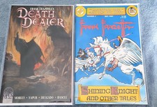 Frank Frazetta Lot of Two Comics Death Dealer/Shining Knight NEAR MINT UNREAD