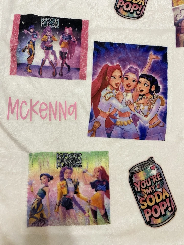 Manta PERSONALIZADA K POP tiro Foto 2 de 4