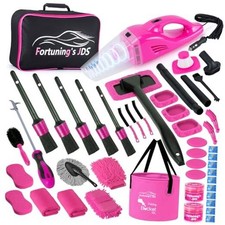 Car Detailing Kit Interior Cleaner, Car Cleaning Supplies with High Power 47PCS