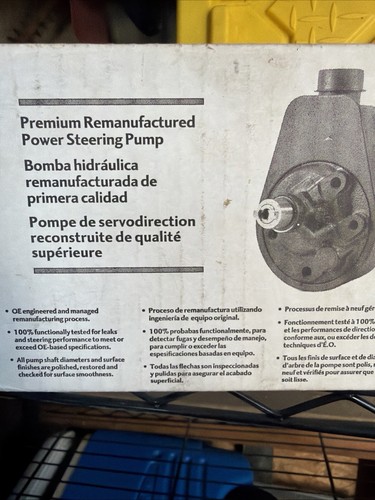 Premium Remanufactured Power Steering Pump