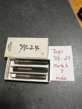 TAPS 3/8-24 MORSE   mike 3/8 -24 NF GH-3 HSS 3 PCS