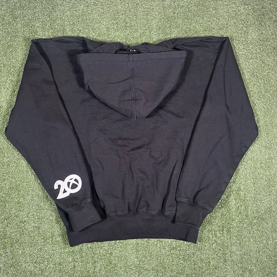 Ripple Junction 2021 Xbox 20th Anniversary Logo Pullover Black Hoodie Size Small - Изображение 2 из 4