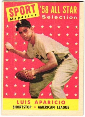 1958 Topps - All Star Selection Luis Aparicio #483 (E) EX