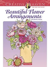 Image of Creative Haven Beautiful Flower Arrangements Coloring Book