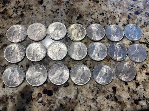 PEACE SILVER DOLLAR Roll 1923-~ GEM BU ~ FREE SHIPPING !