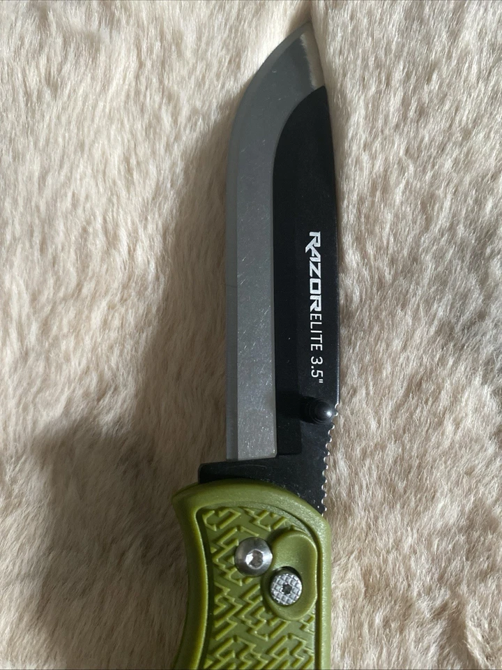 Cuchillo Plegable Exterior Edge Razor Lite EDC Hoja Inoxidable 3.5" Mango Grivory Foto 2 de 3