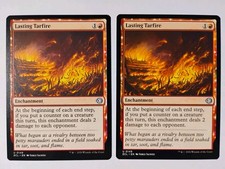 2x Lasting Tarfire MTG, Lorwyn Eclipsed, Uncommon, Regular, NM