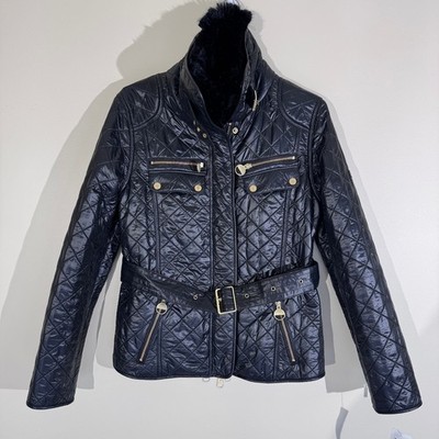 Barbour Icons International Polar Quilt Jacket Black LQU1124BK11 Size 10