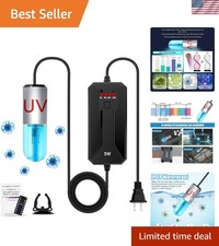 Aquarium Clean Light  3W Mini Algae Removal Light with Timer,Aquarium Water Cl...