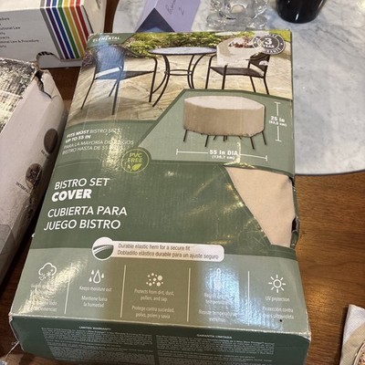 ELEMENTAL OUTSIDE BISTRO COVER 55'' Round  NEW