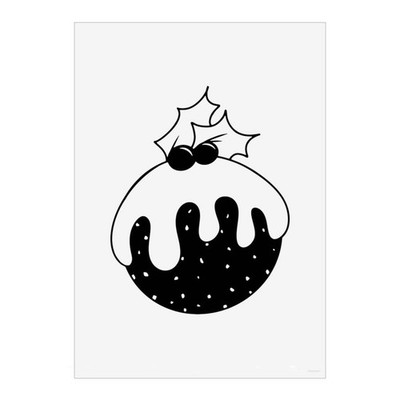 Wandbilder Poster Drucke ''Weihnachtspudding'' (PP051151)