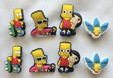 CROCS Shoes Charms BART SIMPSON The Simpsons Jibbitz Style Croc Shoe.