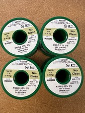 3lb 5oz lot of Kester 24-9574-7610 K100LD Lead-Free No Clean Wire Solder .020"