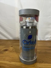 Cirkul 24oz On The Go Strawsip Tumbler SLATE/  Sip Flavor Cartridge Included