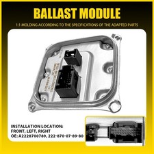 For Mercedes LED Headlight Control Unit Module Computer Ballast A2228700789 New