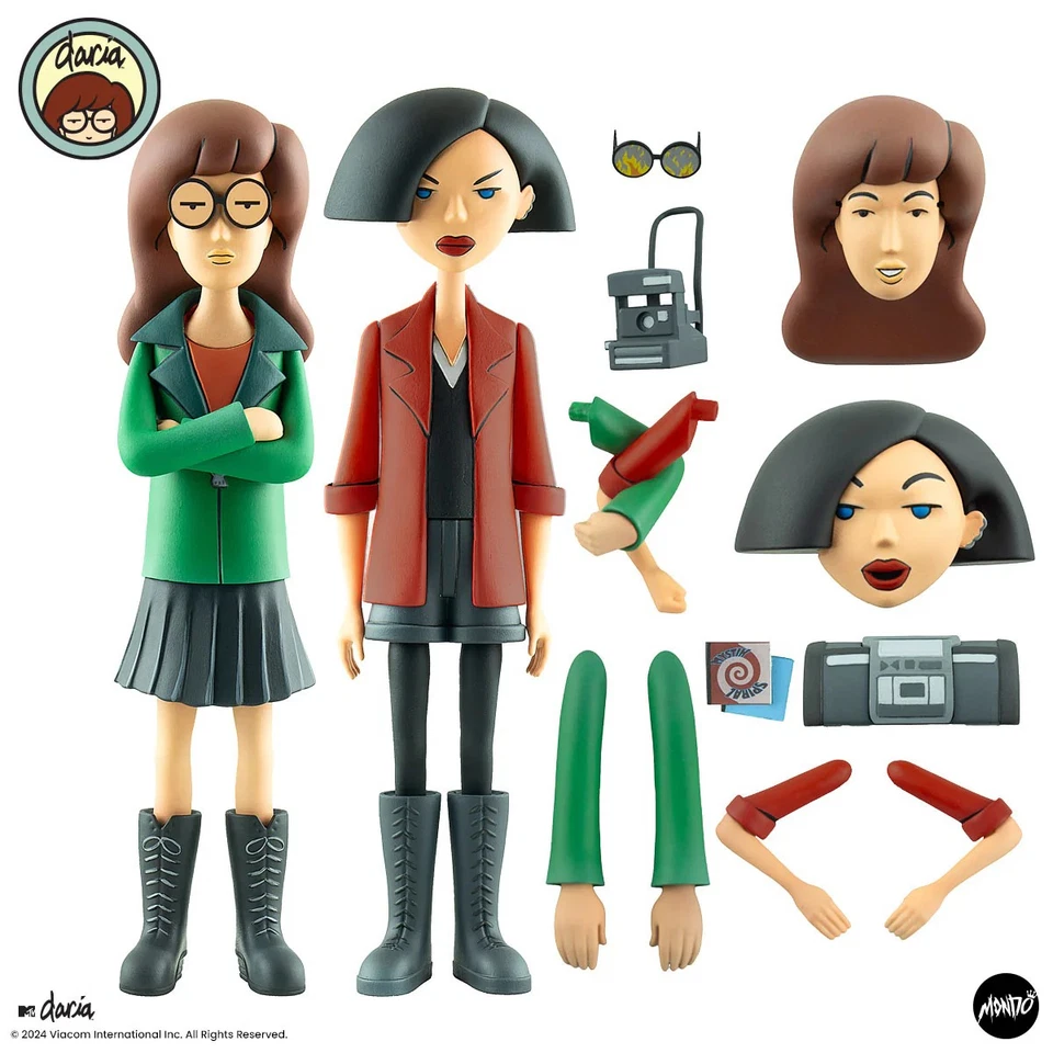Juego de figuras de vinilo Daria y Jane versión estándar Mondo Foto 4 de 4