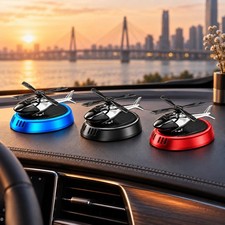Parfum Voiture Hélicoptère Alliage Solaire Diffuseur Rotatif Tableau