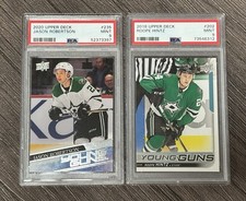 Jason Robertson Roope Hintz Young Guns Graded PSA 9 RC Dallas Stars Lot 235 202