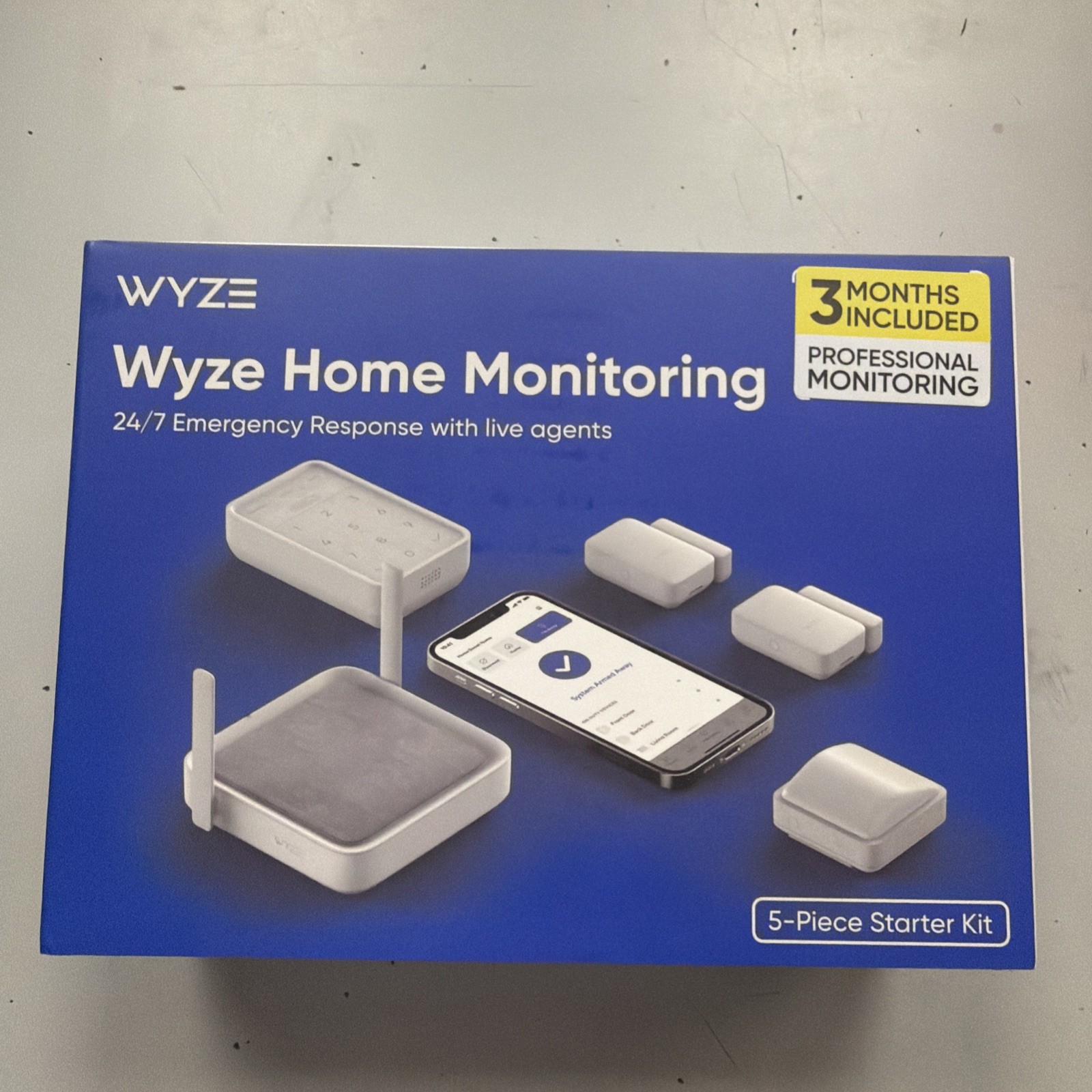 Core Kit With Hub, Keypad, Motion, 2 Entry Sensors New