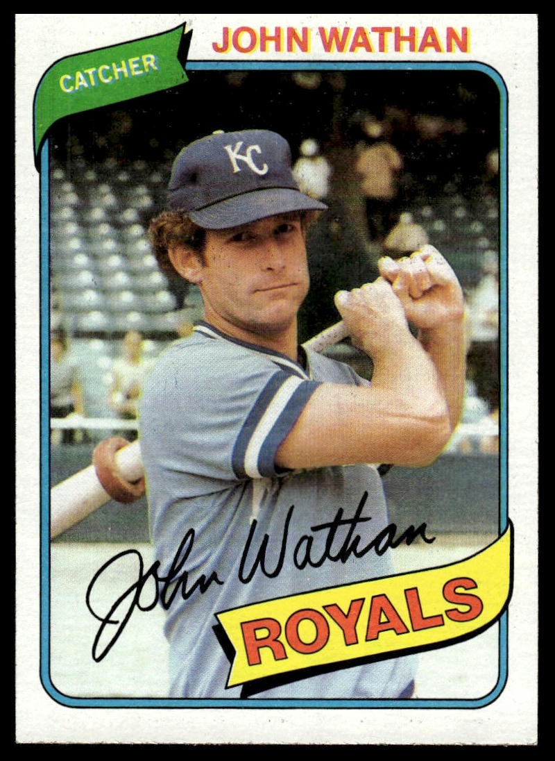 1980 Topps #547a John Wathan NRMT+