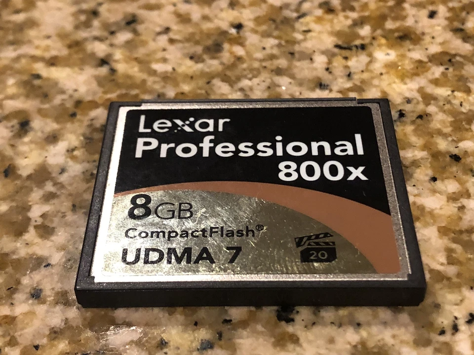 Lexar Professional 8GB 800x UDMA CF Compact Flash Genuine Camera Memory Card - Image 2 of 3