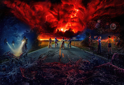 Stranger Things Poster 13 x 19 inches Stranger Things Season 1-3 Poster Wall Art
