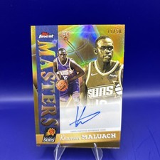 2025-26 Topps Finest - Masters Autographs Khaman Maluach Gold Refractor /50