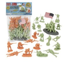 BMC-40026 WW2 Iwo Jima Figures 32pc Sage Butternut